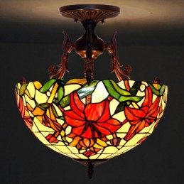 40 cm Tiffany Stained Glass...